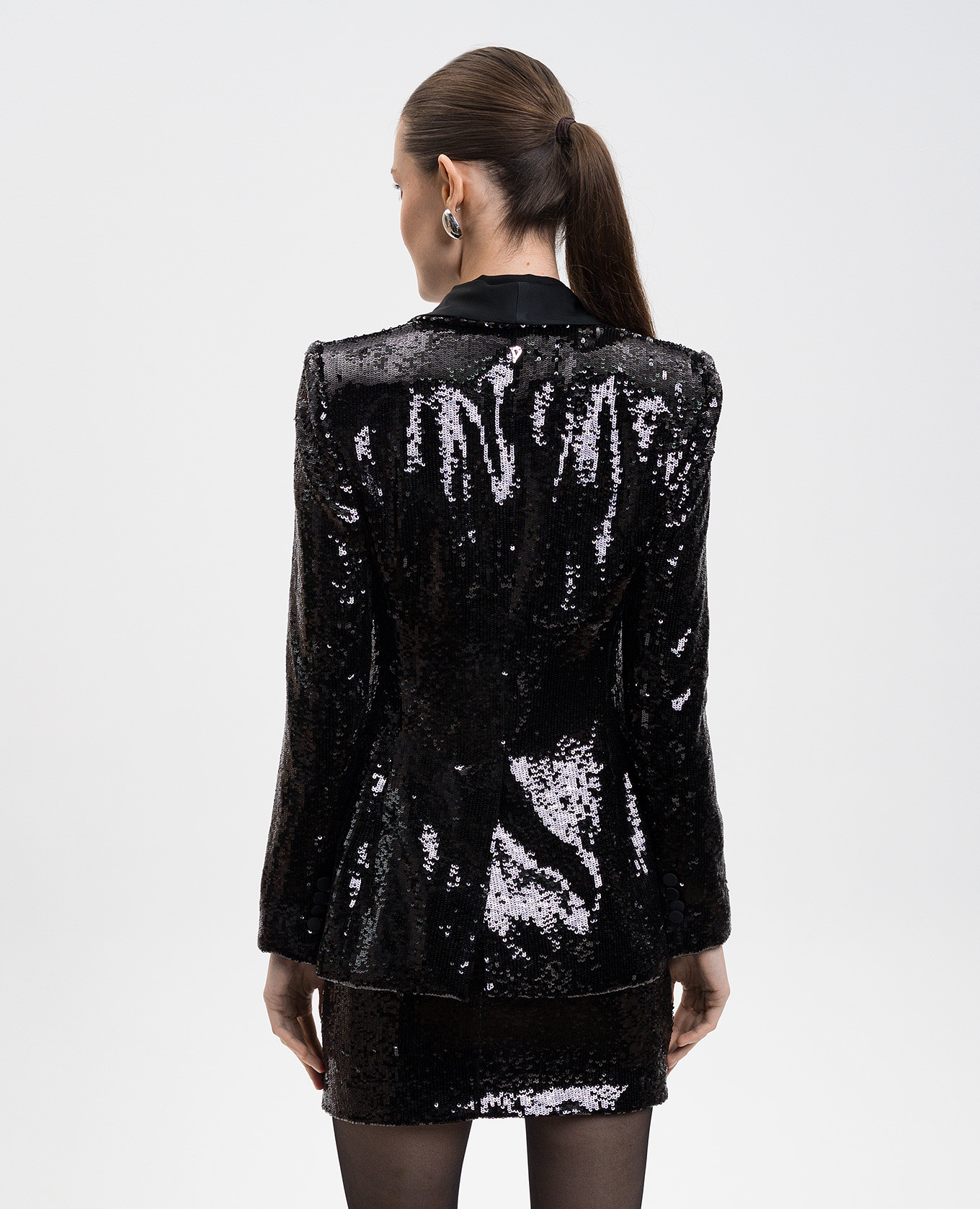 

Black sequined jacket Dondup