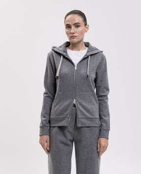 Marco Pescarolo Grey wool and cashmere sports jacket MIKEDD54Y10