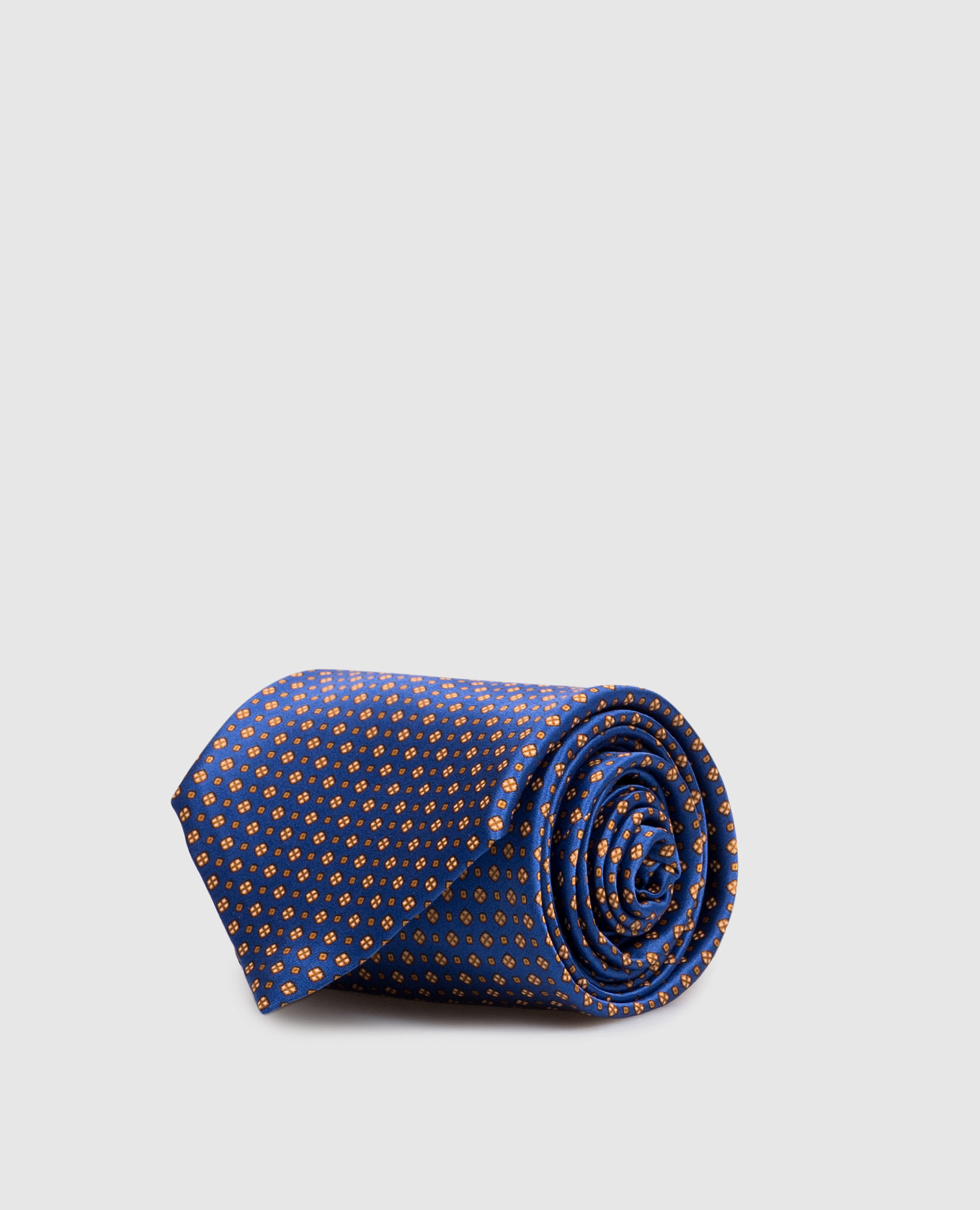 

Luxury blue silk tie with contrasting pattern Stefano Ricci