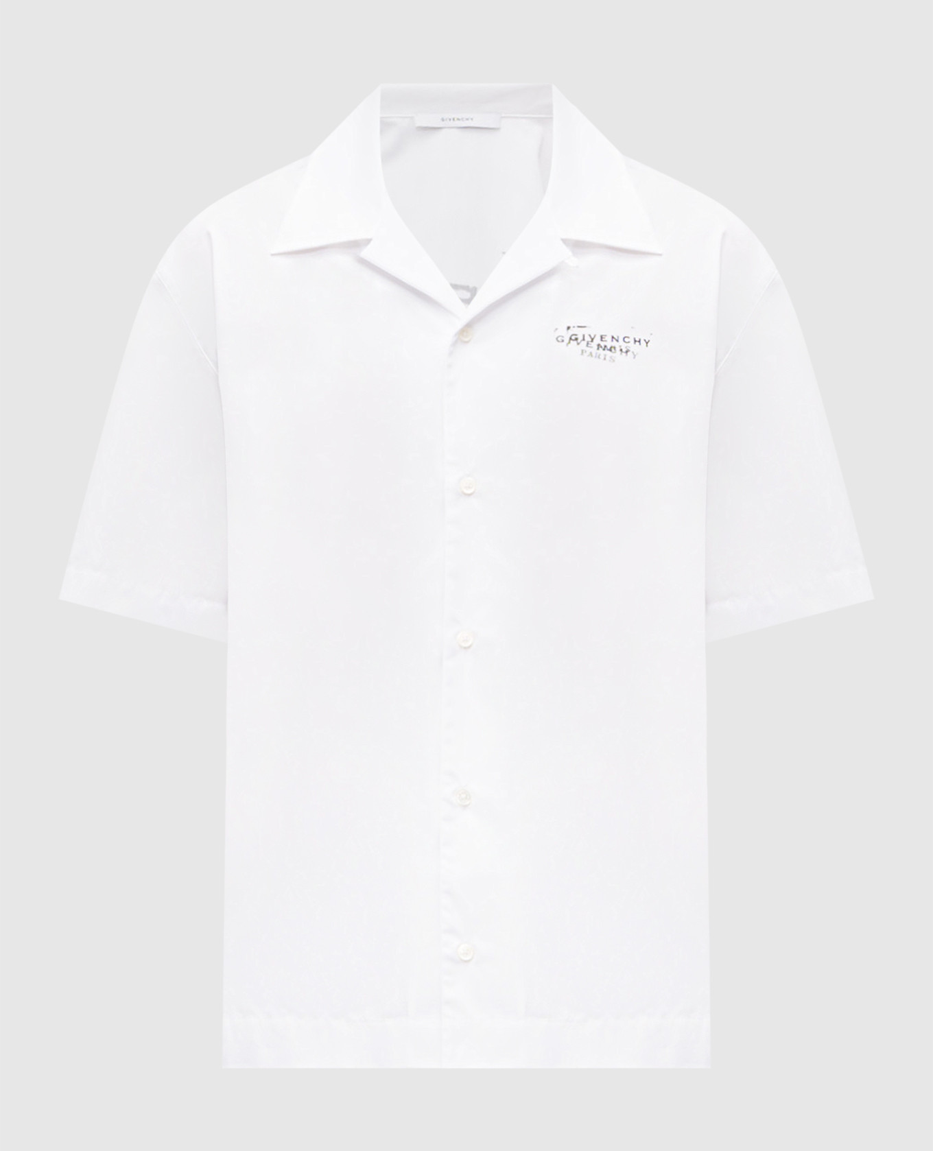 White shirt with logo print Givenchy