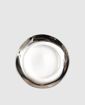 Bitossi Home Silver porcelain bread plate FTB00902