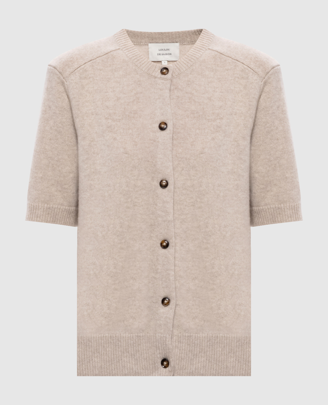 

JODI beige cashmere cardigan Loulou de Saison