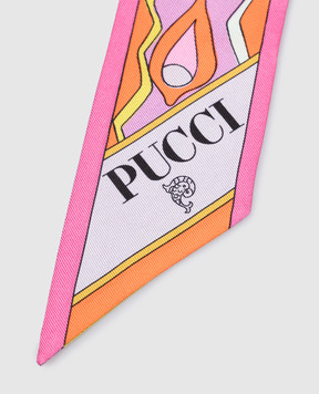 PUCCI Printed silk twill ribbon 6HGB216HC04