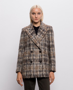 Peserico Good quality cropped coat with wool A2109900438