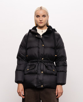 Moncler Black Diaphane down jacket L20931A00176597YF