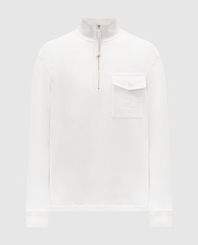 C.P. Company White jumper with logo MSS026A005086W