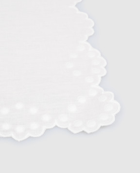 Los Encajeros Ivory Bodoques Linen Napkin NAPKINBODOQUES