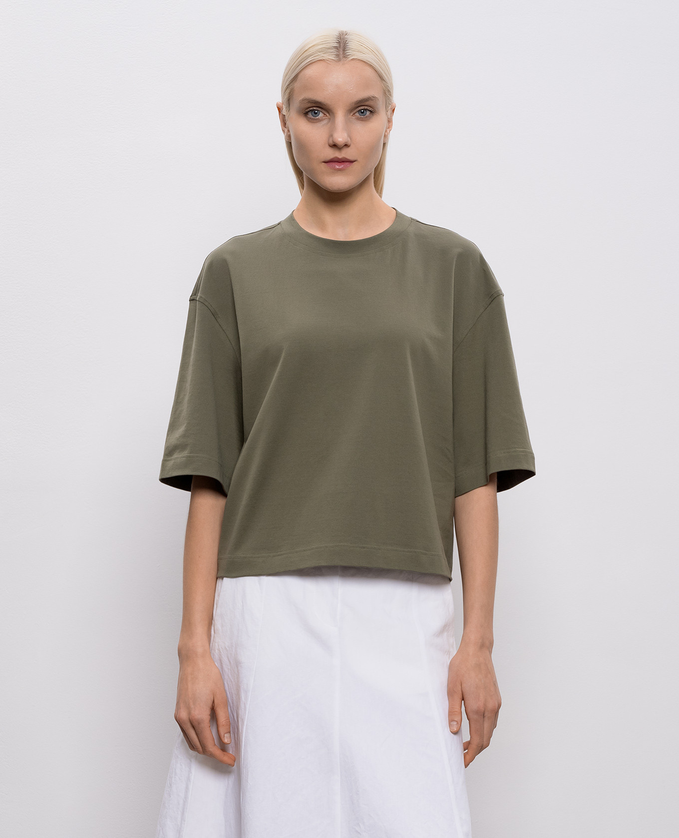 Khaki T-shirt Brunello Cucinelli 3