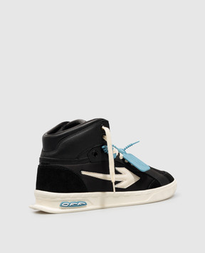 Off-White Black combination high-tops End Of Play OF05796101