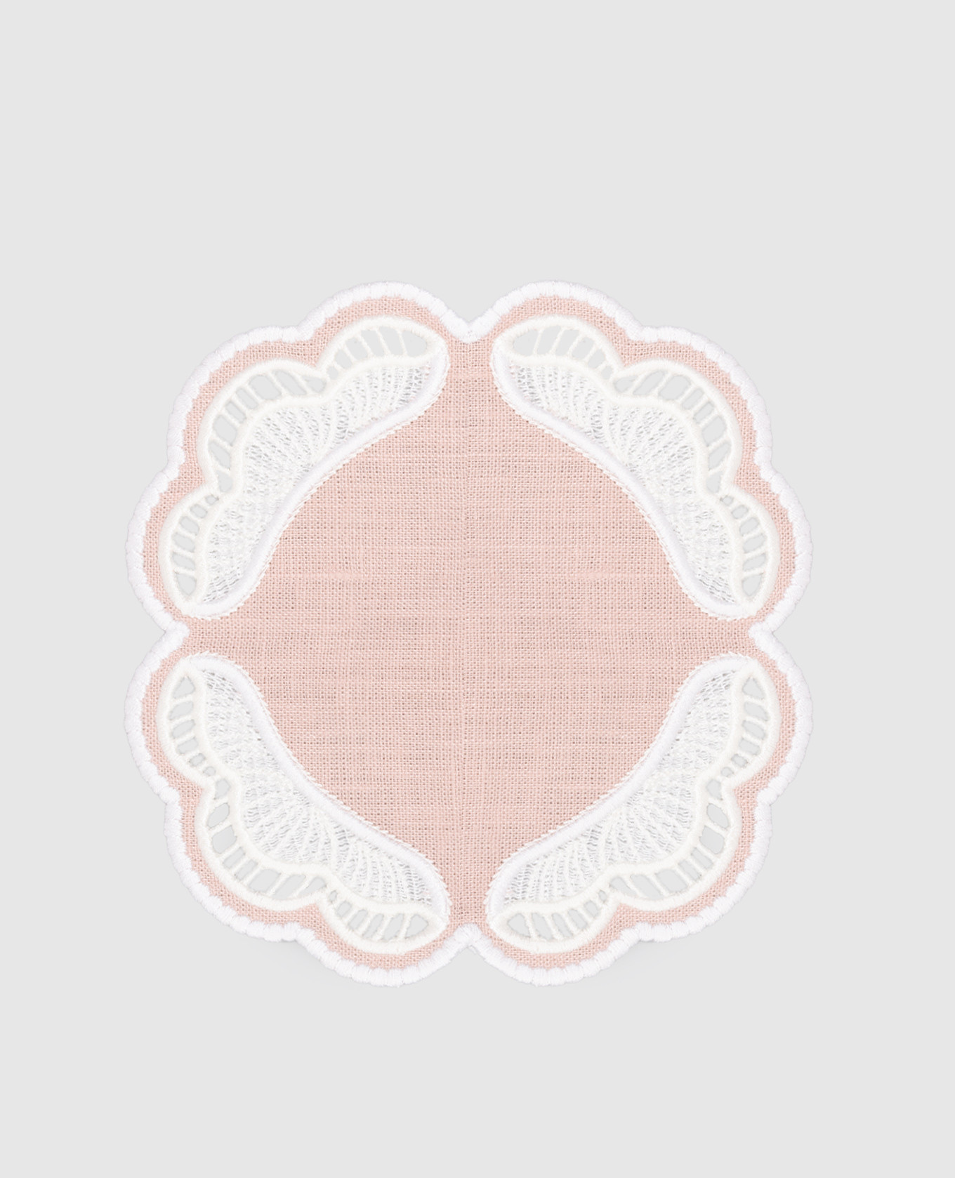 

Pink Oyster Linen Cup Holder Truffle Bee