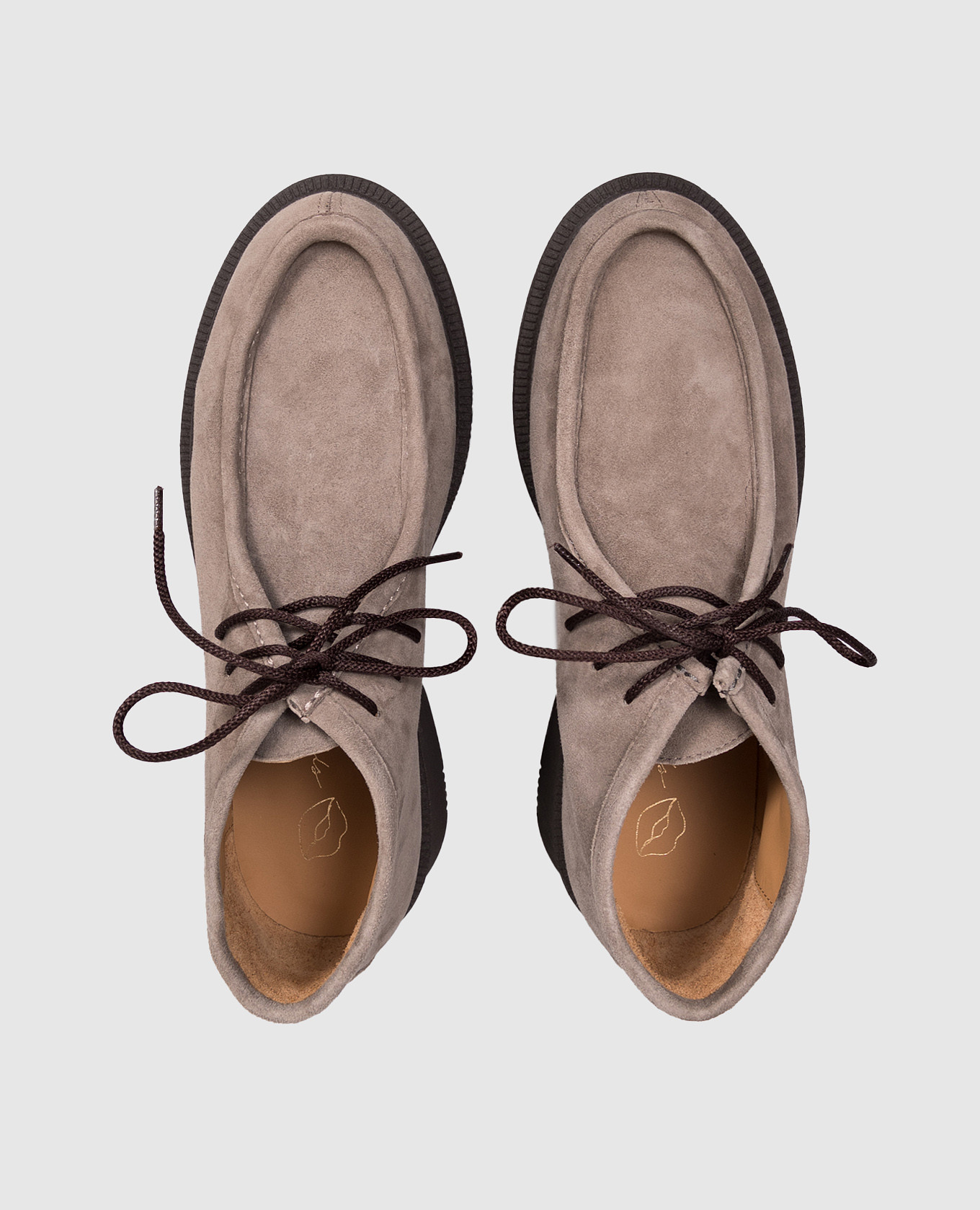 Gray suede deserts Babe Pay Pls 4