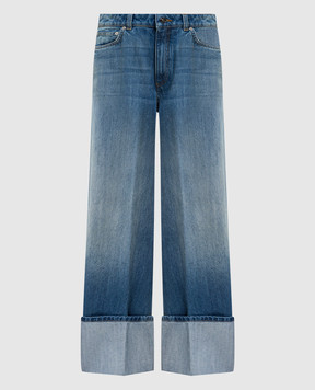 Givenchy Blue jeans with cuffs BW51AZ517Z