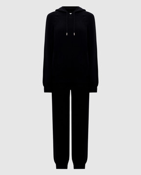Babe Pay Pls Black cashmere tracksuit MD9891312341R