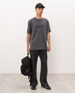 Premiata Gray T-shirt with print PA1075