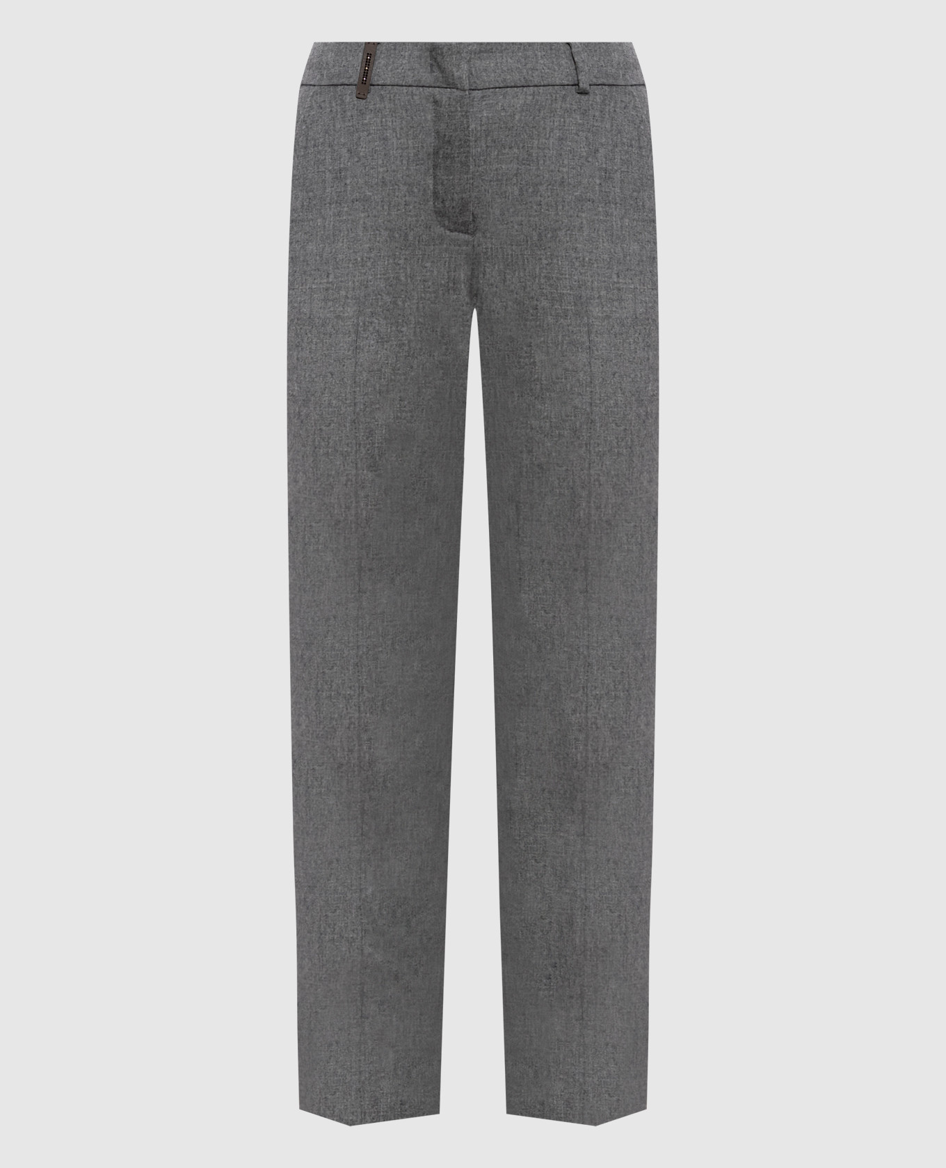 Gray pants with wool