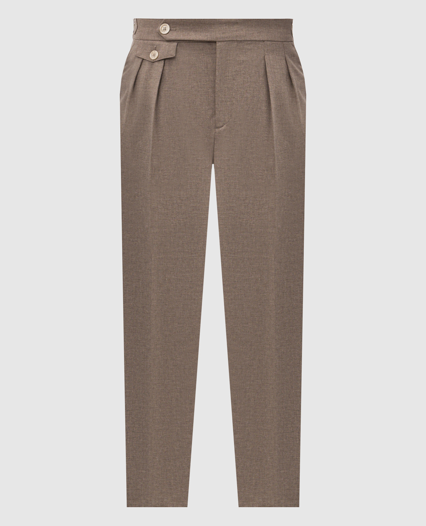 

Brown wool and silk pants Brunello Cucinelli