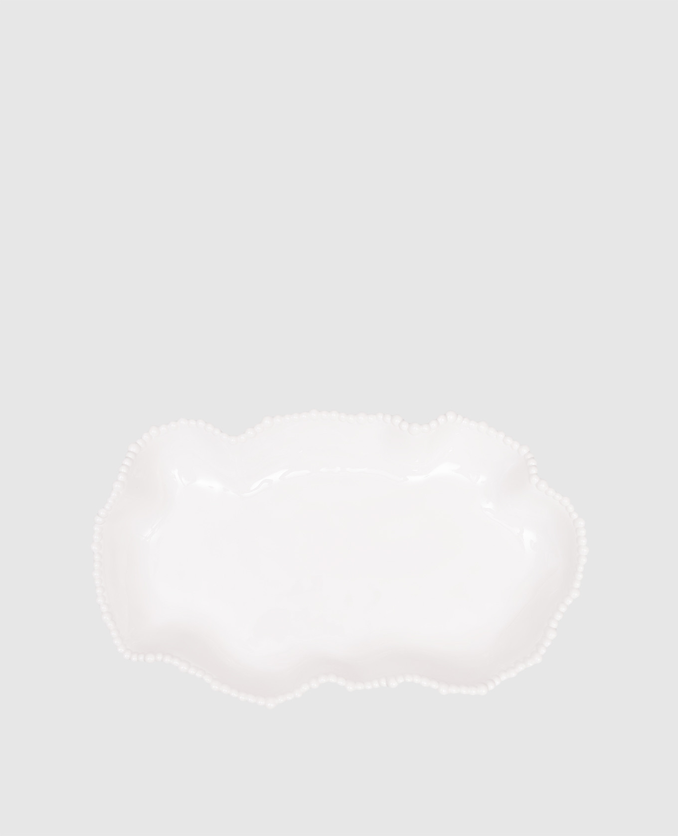 

White Vida dish Baci Milano