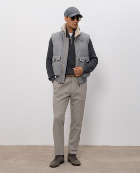 Brunello Cucinelli Gray pants M252DE1450