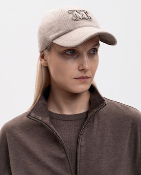 Max Mara Beige ORDINE cashmere cap MXAORDINE