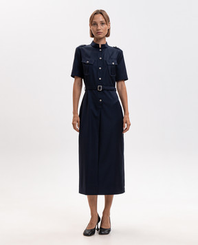 Alexander McQueen Blue wool dress 871708QJAGA
