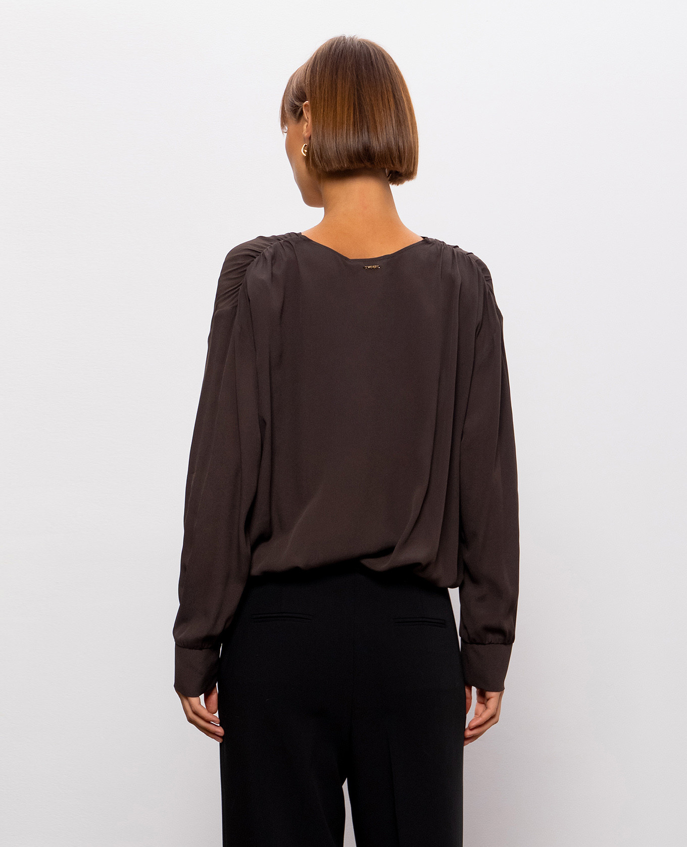 Brown blouse Twinset 4