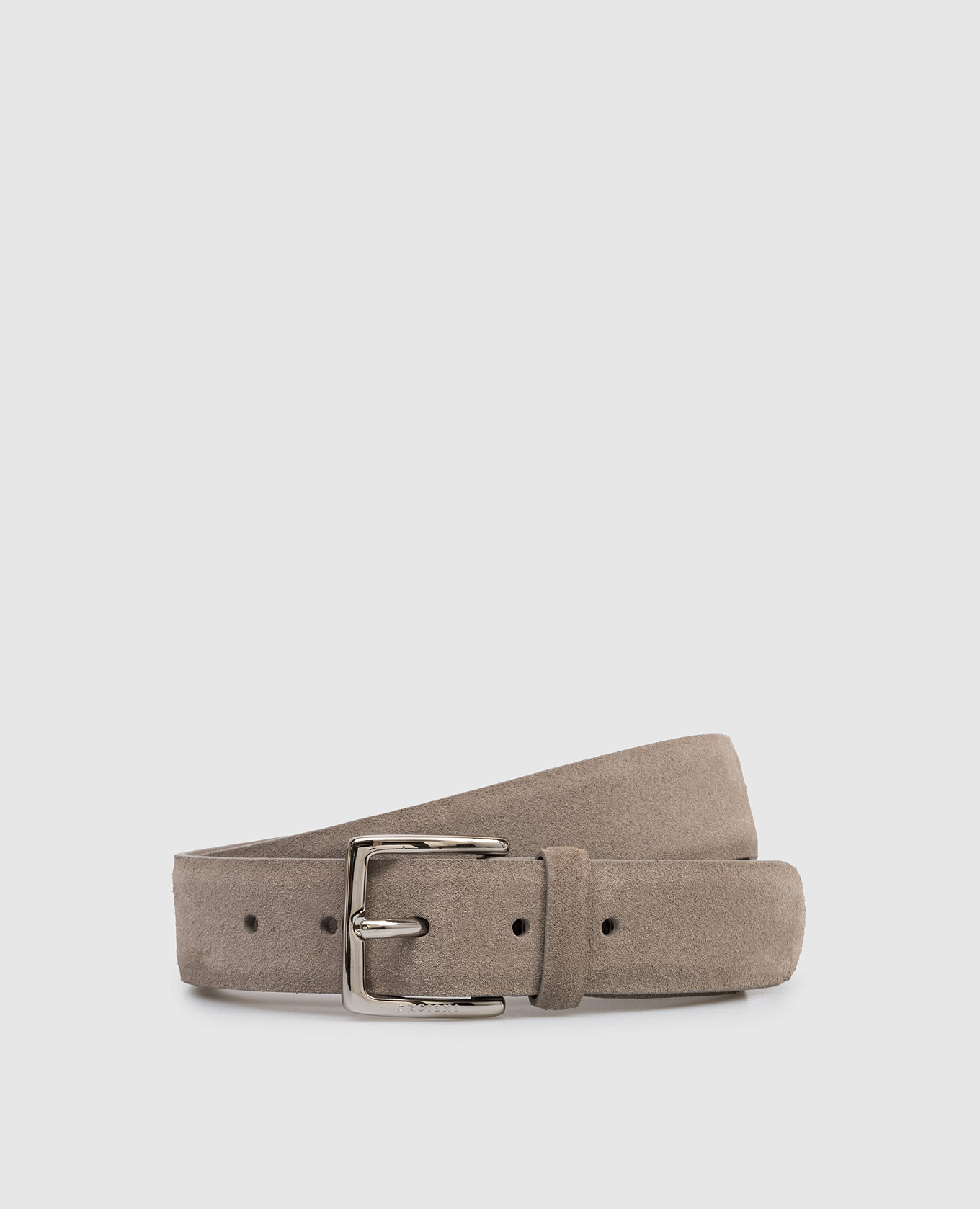 Beige suede Amalfi belt