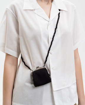 Y`S Yamamoto Black mini combination bag YKA12711