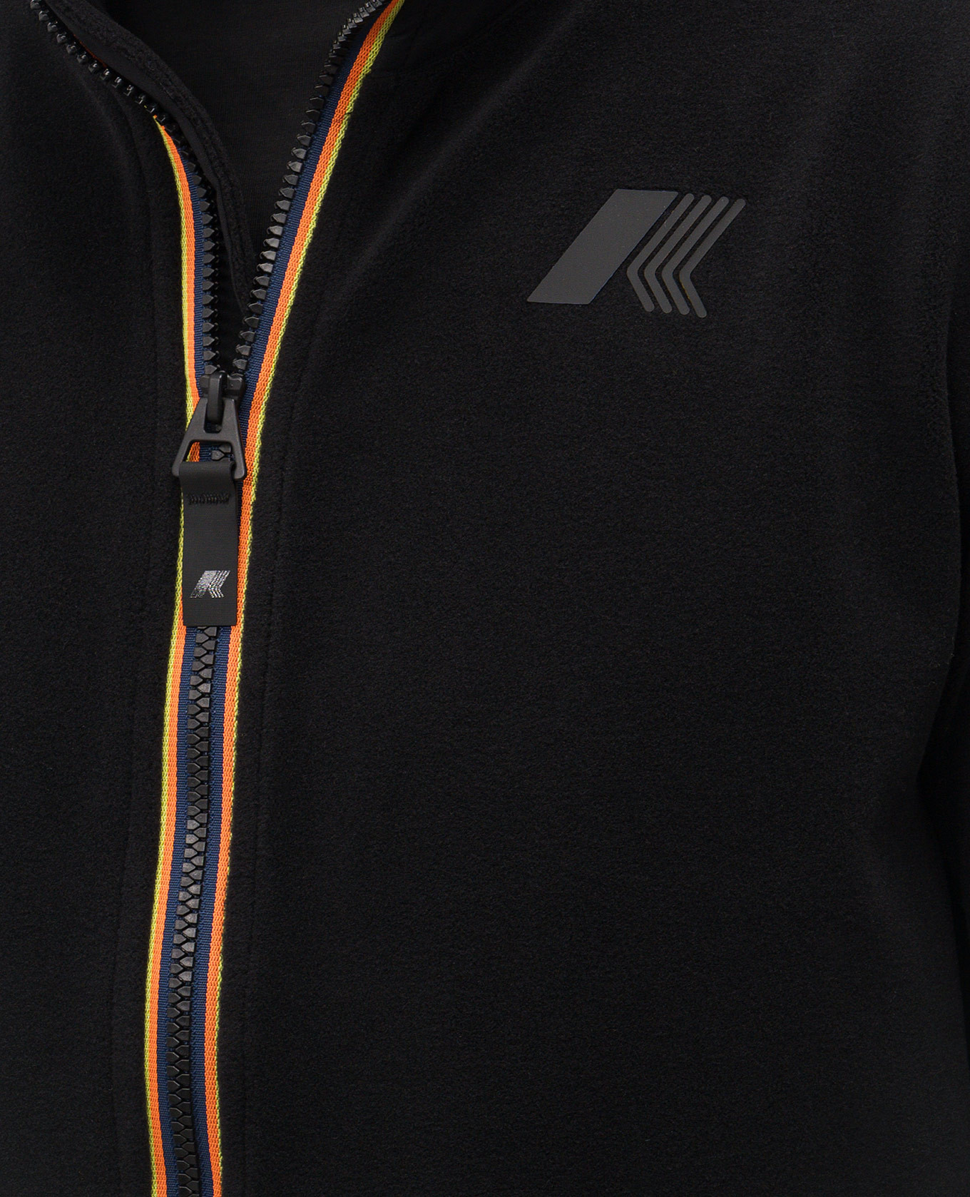 

Black BOURG jacket with emblem K-Way