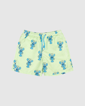 MC2 SAINT BARTH Children's green printed swim shorts JEA000102041L