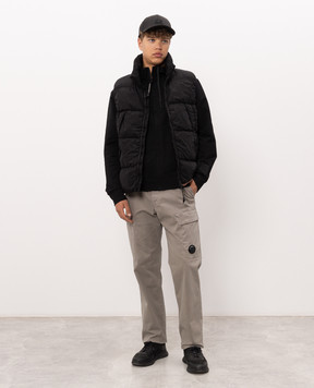 C.P. Company Black down vest MVE010A005904G