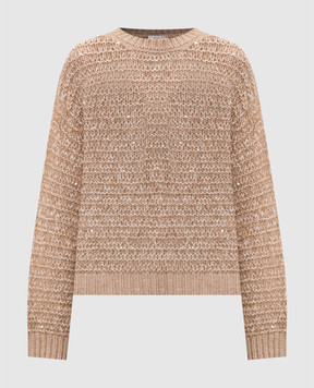 Peserico Beige alpaca wool sweater S99433F039283G