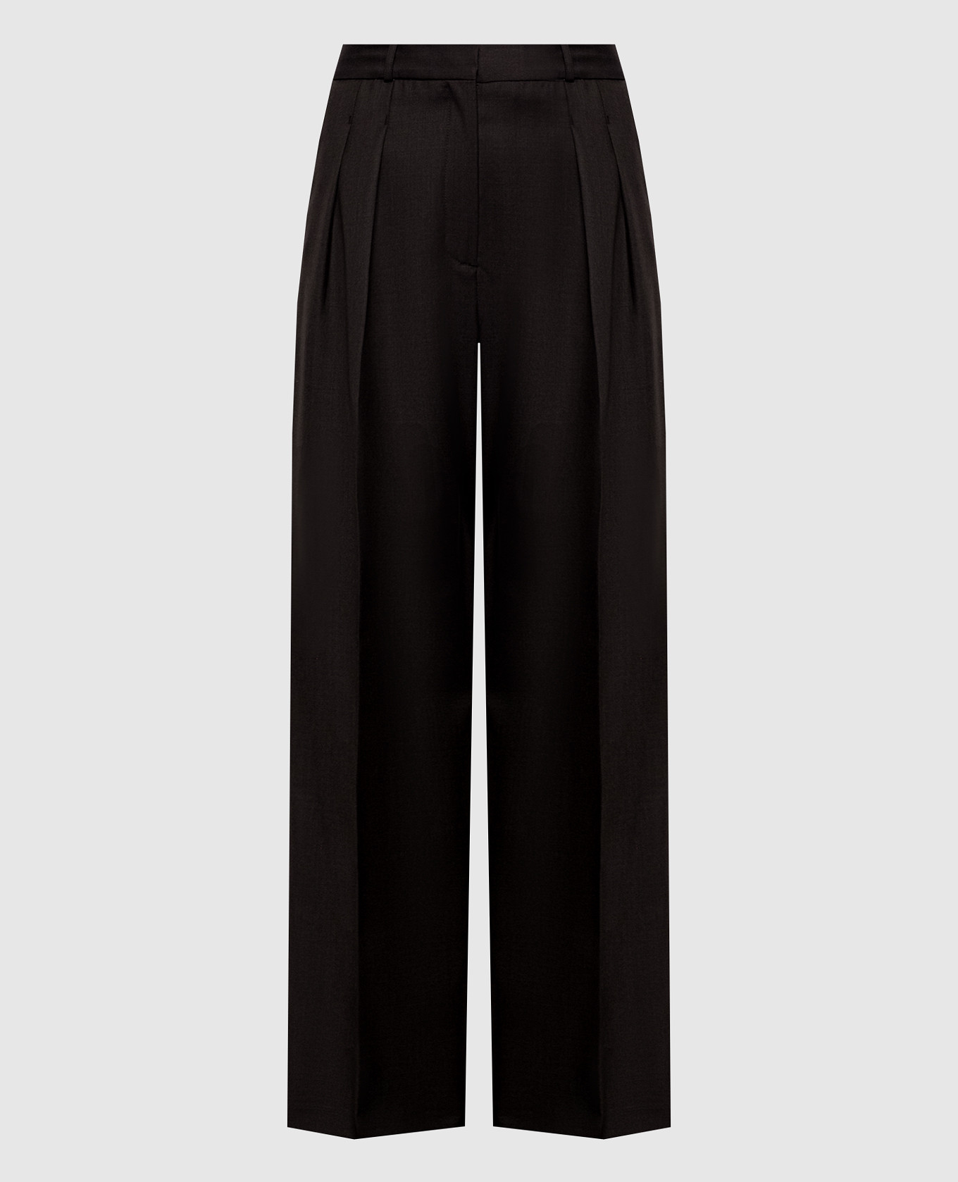 SBIRU brown wool pants