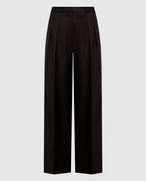 Loulou de Saison SBIRU brown wool pants SBIRULDS
