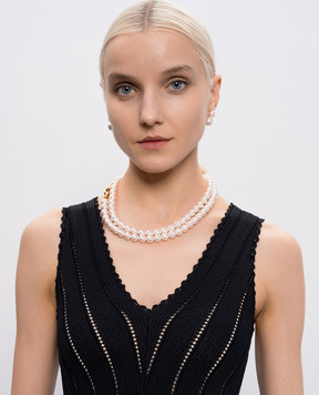 Madreperla Pink necklace with chain 212304