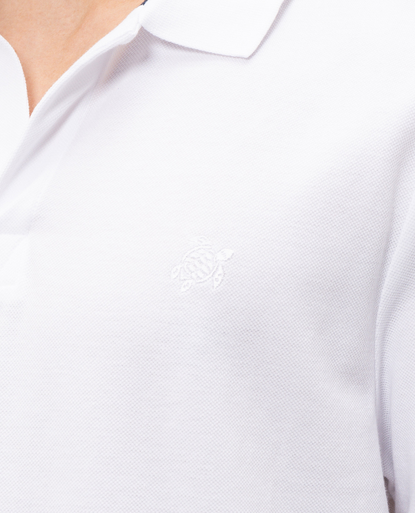Palatin white polo shirt with embroidered emblem Vilebrequin 5