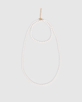 Madreperla White double layer necklace 211786