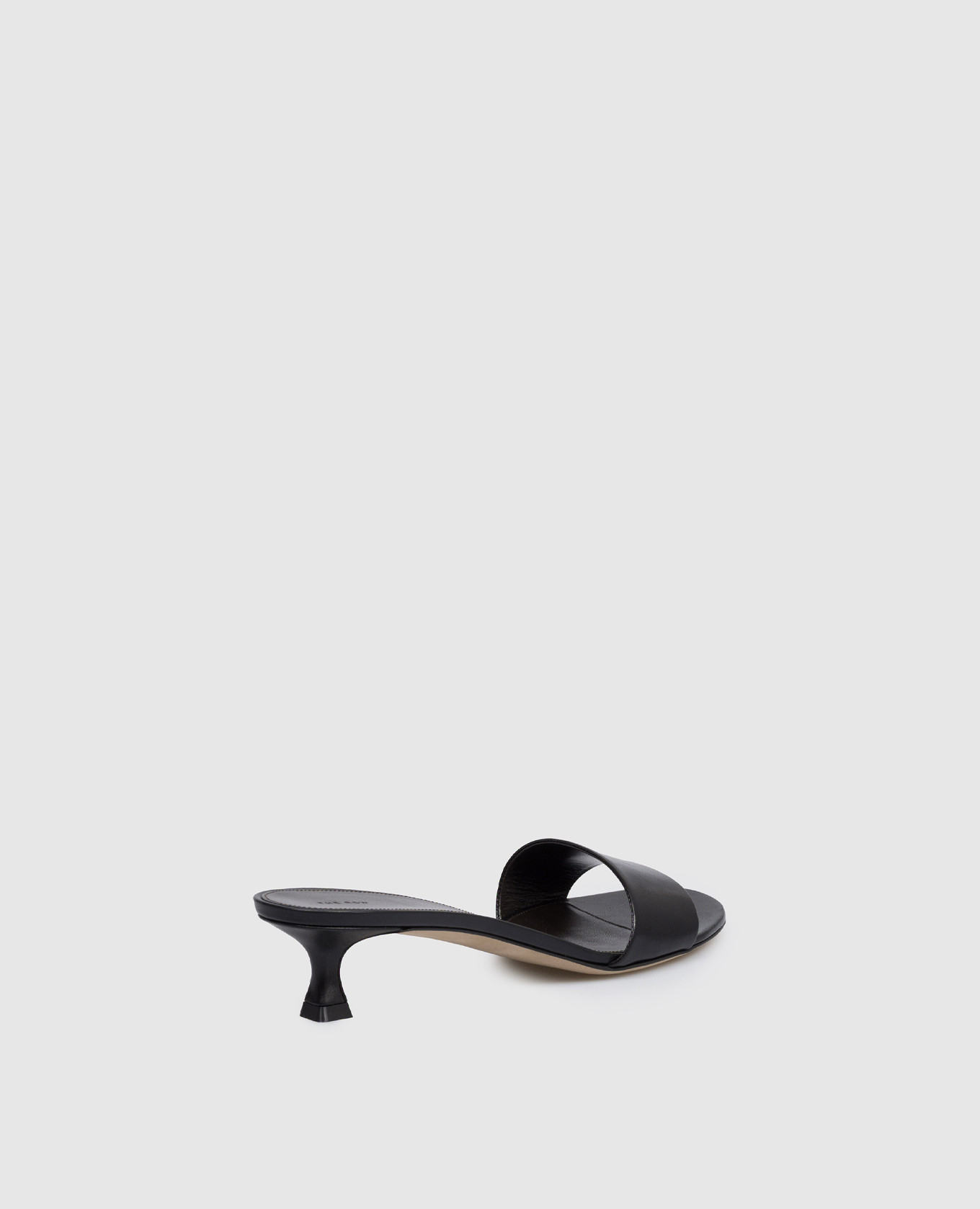 

Black leather mules The Row