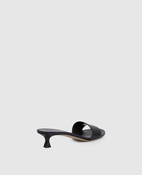 The Row Black leather mules F1825SL1