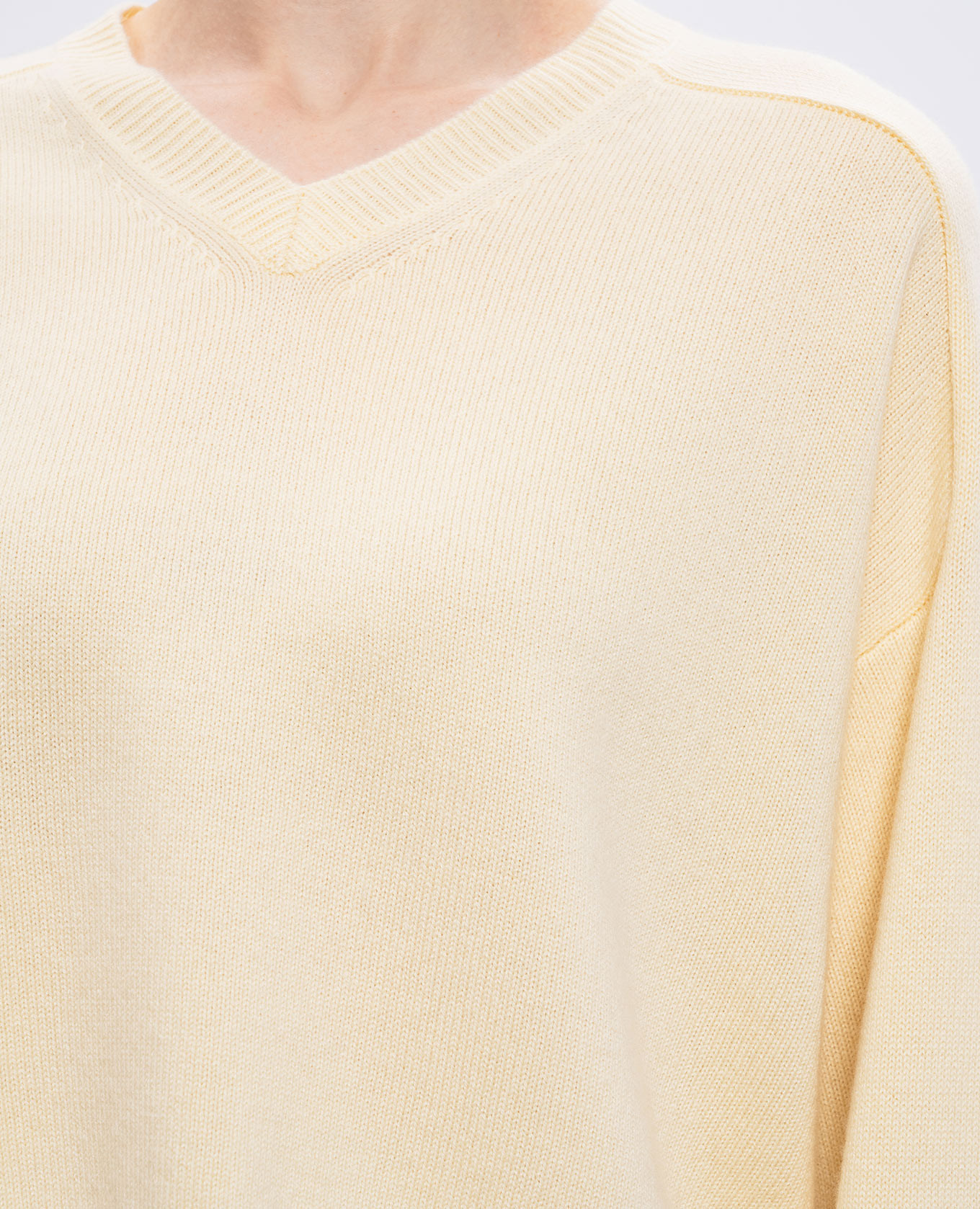 

Yellow ANZOR cashmere pullover Loulou de Saison