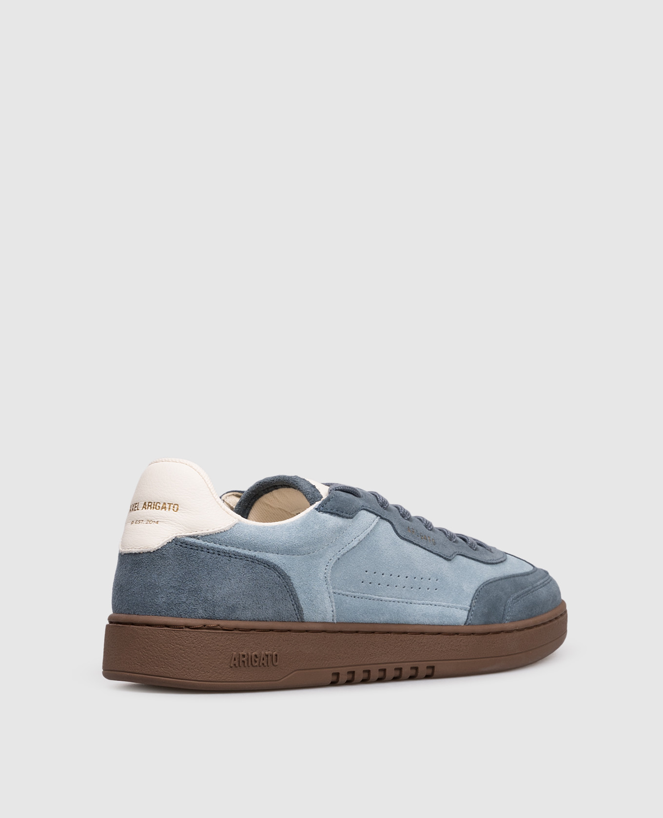 

Dice T-Toe Blue Suede Sneakers Axel Arigato, Light blue