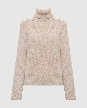 Ermanno Scervino Life Beige alpaca wool sweater D494M502IJT