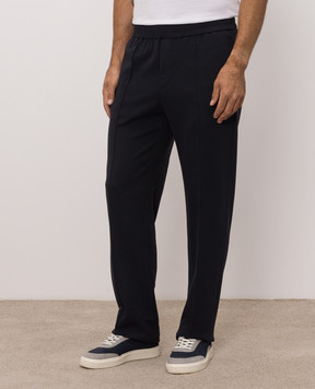 Peserico Blue sweatpants R54242J000081