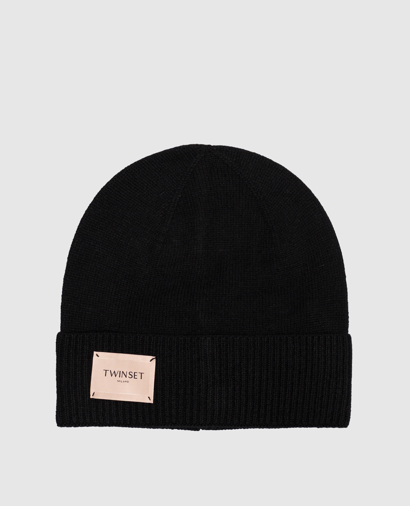 Black hat with wool