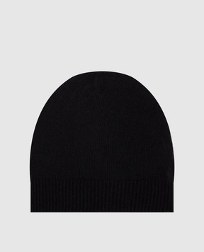 Stefano Ricci Black cashmere hat K606040CUFF26305