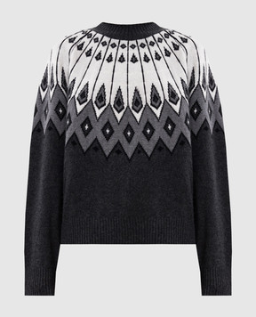 Loulou de Saison HANS gray cashmere sweater HANS