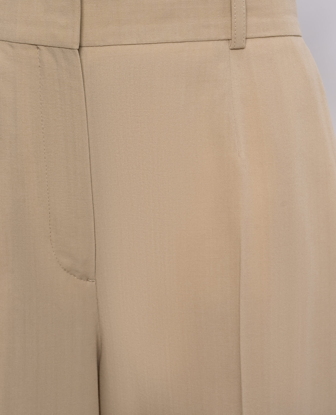 Beige shorts with wool Toteme 5