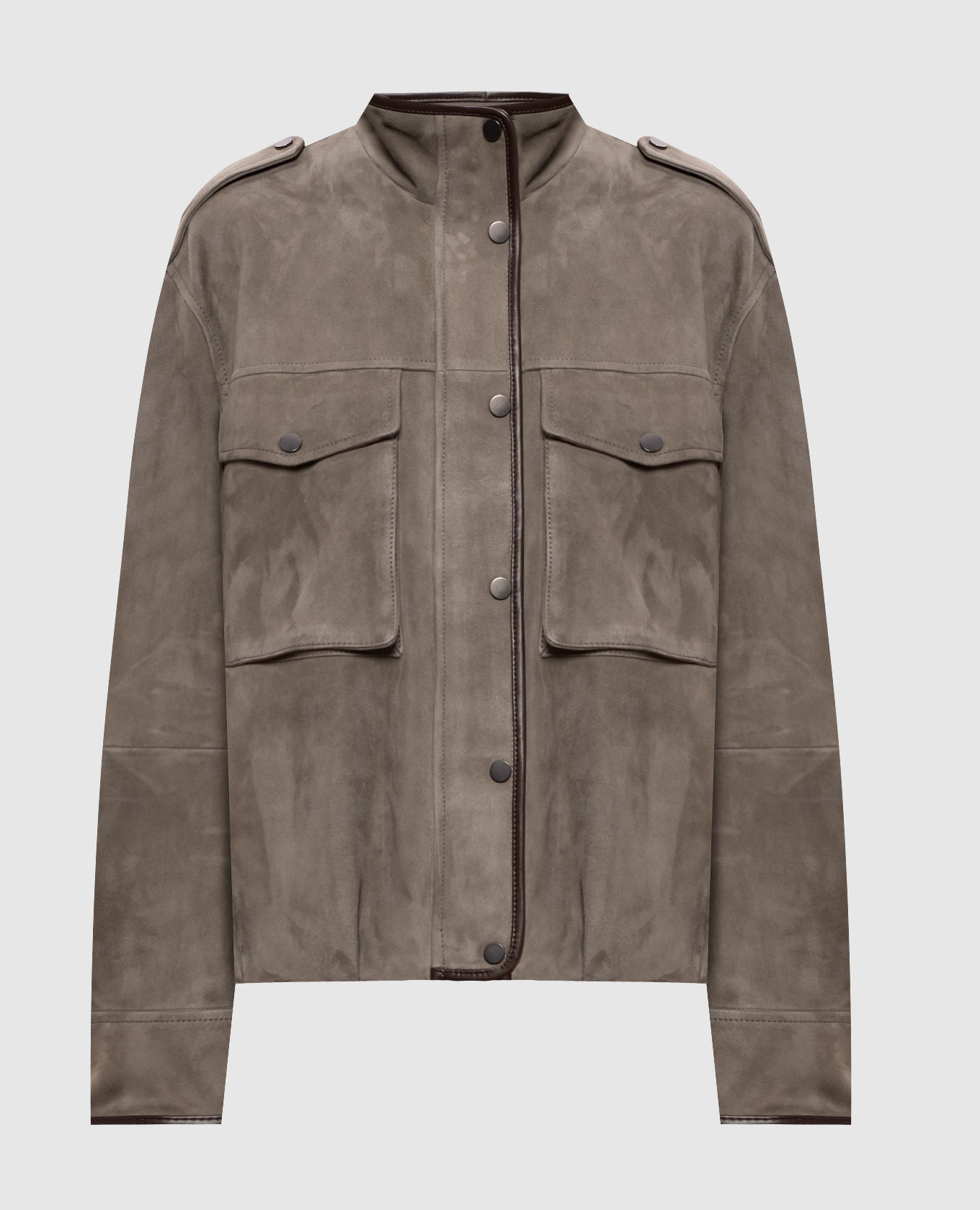 Khaki suede jacket
