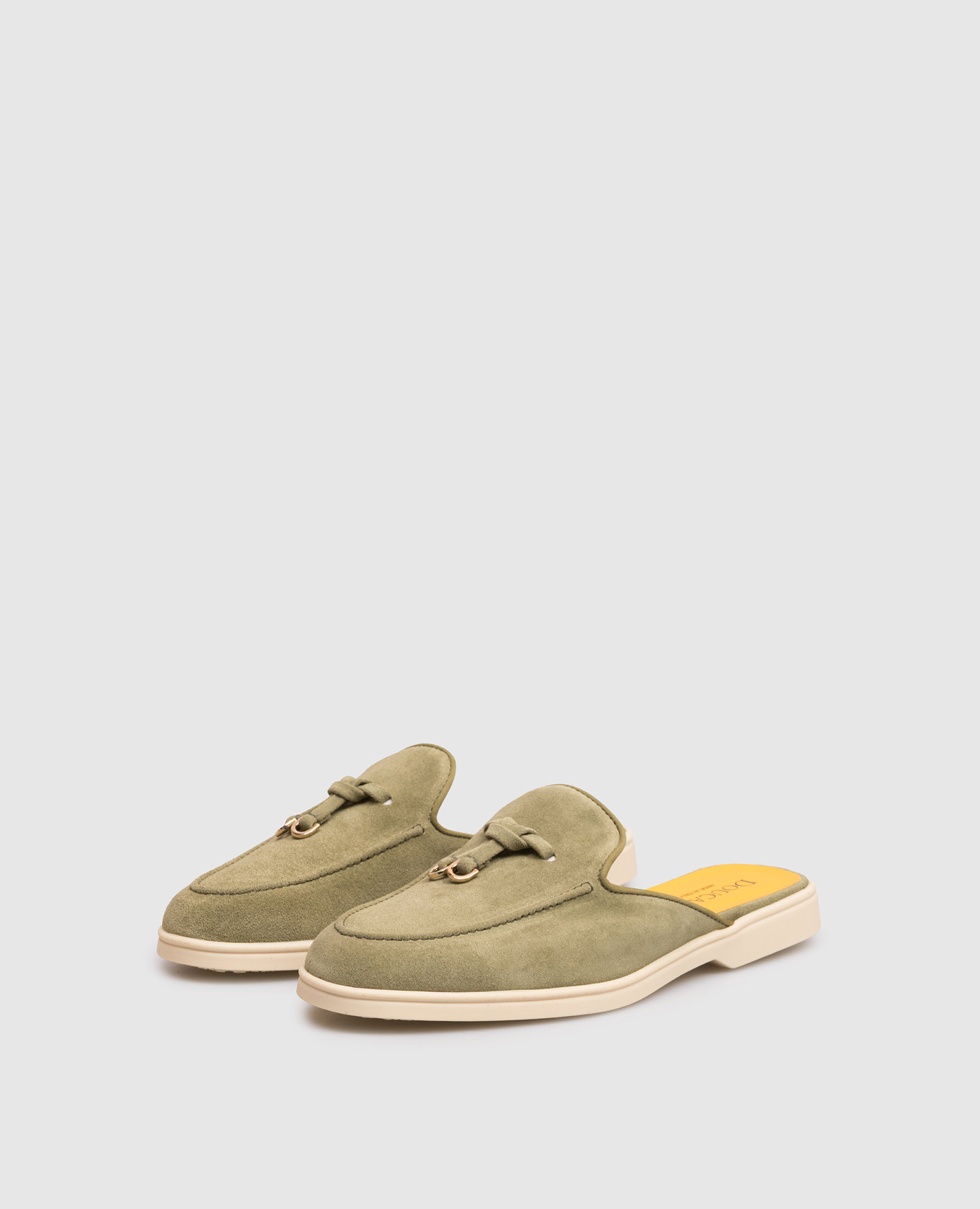 Green suede mules Doucal's 2