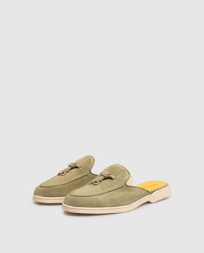 Doucal's Green suede mules DD8894JOANUF229