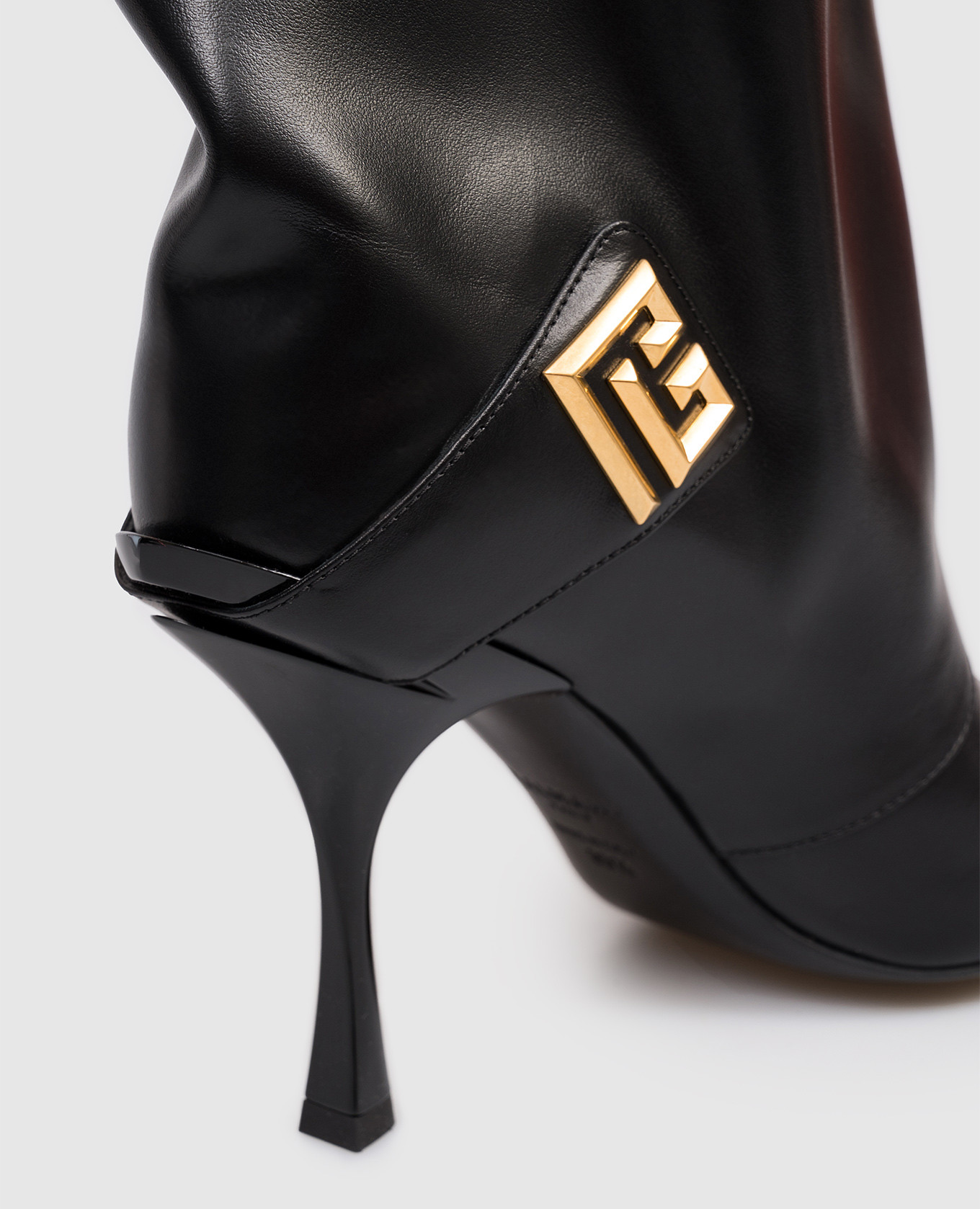 

Black leather Twist boots Balmain